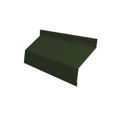 Ламель Grand Line жалюзи Milan new 0,5 GreenCoat Pural BT с пленкой RR 11 темно-зеленый (RAL 6020 хромовая зелень) — 482537