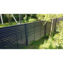 ГРАНД ЛАЙН Нащельник 25х35 для забора жалюзи Milan, Tokyo, Palermo (для калиток и ворот) 0,45 PE RAL 7016 антрацитово-серый (L2,0) 556211