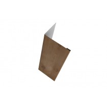 ГРАНД ЛАЙН Нащельник (для калиток и ворот) 25х35 жалюзи Milan, Tokyo, Palermo 0,45 Print Premium с пленкой Pine Wood Fresh (L1,68) 578127