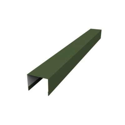 Крышка Grand Line 50х75 для забора жалюзи Palermo 0,5 GreenCoat Pural BT RR 11 темно-зеленый (RAL 6020 хромовая зелень) — 449039