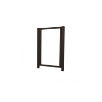 ГРАНД ЛАЙН Калитка Жалюзи Texas 1,8х1 прямоугольный фланец 230х230 RR 32 без заполнения (ламель 125 мм) 581812