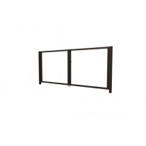 ГРАНД ЛАЙН Ворота Жалюзи Texas 1,8х3,6 усиленный прямоугольный фланец 230х230 RR 32 без зап.(ламель 125 мм) 581796