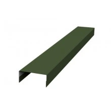 Крышка Grand Line 45х20 жалюзи Texas 0,5 GreenCoat Pural BT RR 11 темно-зеленый (RAL 6020 хромовая зелень)