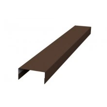 Крышка Grand Line 45х20 жалюзи Texas 0,5 GreenCoat Pural BT RR 887 шоколадно-коричневый (RAL 8017 шоколад)