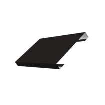 ГРАНД ЛАЙН Ламель лицевая 150 жалюзи Texas 0,45 PE-Double с пленкой RAL 9005 черный 454095