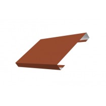 ГРАНД ЛАЙН Ламель лицевая 150 жалюзи Texas 0,45 Drap с пленкой RAL 8004 терракота 480487