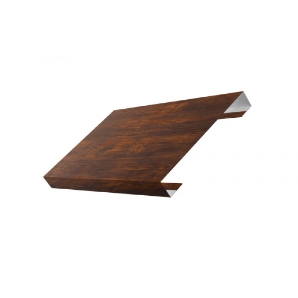 ГРАНД ЛАЙН Ламель лицевая 150 жалюзи Texas 0,45 Print Elite с пленкой Chestnut Wood 480948