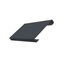 ГРАНД ЛАЙН Ламель лицевая 150 жалюзи Texas 0,5 Velur X с пленкой RAL 7024 мокрый асфальт 543939