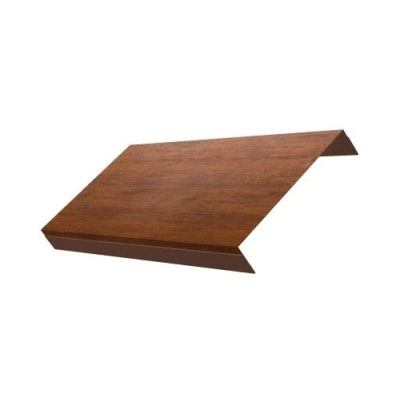 Ламель Grand Line обратная 150 жалюзи Texas 0,45 Print Premium с пленкой Golden Wood Fresh — 558070
