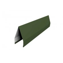 Ламель Grand Line жалюзи Tokyo 0,5 GreenCoat Pural BT с пленкой RR 11 темно-зеленый (RAL 6020 хромовая зелень)