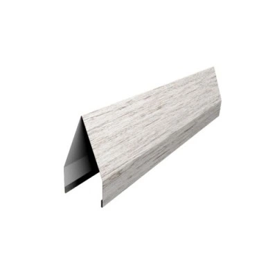 Ламель Grand Line забора жалюзи Tokyo 0,45 Print Elite Snow Wood TwinColor — 481498