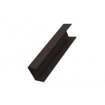 ГРАНД ЛАЙН Крышка забора для горизонтального монтажа штакетника 0,45 Drap ST RR 32 темно-коричневый 477744