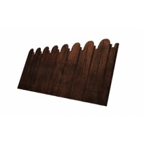 ГРАНД ЛАЙН Профнастил C10B фигурный 0,45 Print Elite с пленкой Cherry Wood TwinColor 158949