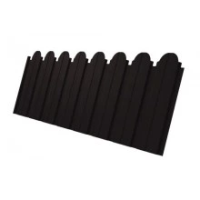 Профнастил Grand Line C10B фигурный 0,45 Drap с пленкой RAL 9005 черный