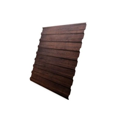 Профнастил Grand Line С20В фигурный 0,45 Print-Double Premium Cherry Wood Lite Fresh — 542676