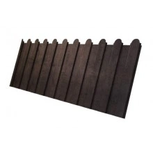 Профнастил Grand Line С8A v01 фигурный 0,45 Print-Double Elite с пленкой Antique Wood