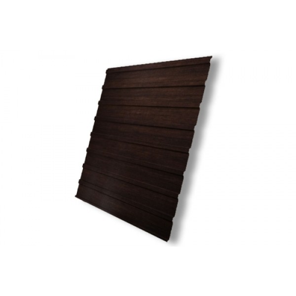 ГРАНД ЛАЙН Профнастил C10A 0,45 Print Premium с пленкой Cherry Wood 463497 ГРАНД ЛАЙН Профнастил C10A 0,45 Print Premium с пленкой Cherry Wood 463497