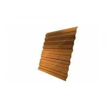 Профнастил Grand Line С10B 0,45 Print Elite с пленкой Golden Wood TwinColor
