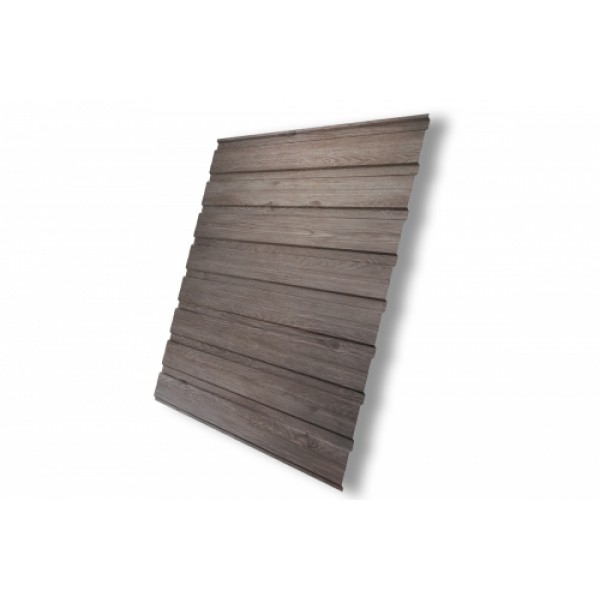 ГРАНД ЛАЙН Профнастил С10B 0,45 Print Elite с пленкой White Wood TwinColor 205620 ГРАНД ЛАЙН Профнастил С10B 0,45 Print Elite с пленкой White Wood TwinColor 205620