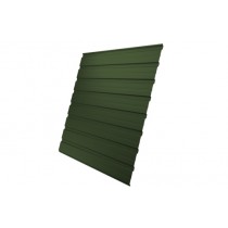 ГРАНД ЛАЙН Профнастил C10B 0,5 GreenCoat Pural BT RR 11 темно-зеленый (RAL 6020 хромовая зелень) 248507