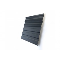 ГРАНД ЛАЙН Профнастил C20A 0,5 GreenCoat Pural BT RR 23 темно-серый (RAL 7024 мокрый асфальт) 155872