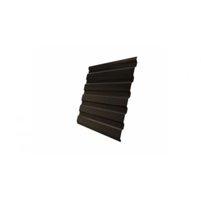 Профнастил Grand Line С20A 0,5 GreenCoat Pural BT RR 32 темно-коричневый (RAL 8019 серо-коричневый) — 162556 Профнастил Grand Line С20A 0,5 GreenCoat Pural BT RR 32 темно-коричневый (RAL 8019 серо-коричневый) — 162556