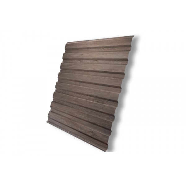 ГРАНД ЛАЙН Профнастил С20A 0,45 Print-Double Elite White Wood 412874 ГРАНД ЛАЙН Профнастил С20A 0,45 Print-Double Elite White Wood 412874