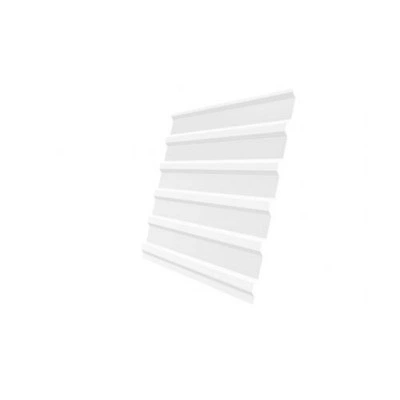 Профнастил Grand Line C20B 0,5 Satin RAL 9003 сигнальный белый — 55719 Профнастил Grand Line C20B 0,5 Satin RAL 9003 сигнальный белый — 55719