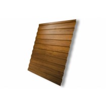 ГРАНД ЛАЙН Профнастил C8A 0,45 Print-Double Elite Golden Wood 209357
