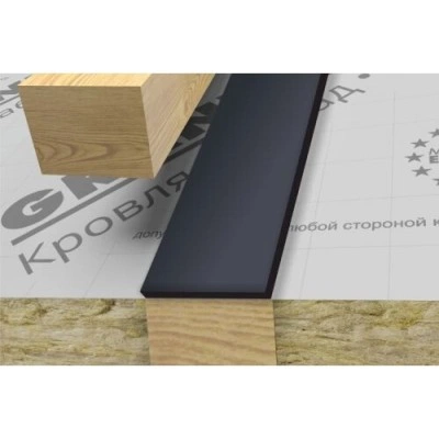 Лента уплотнительная под контробрешетку самоклеящаяся Grand Line X-Band 3х50ммх30м — 449735 Лента уплотнительная под контробрешетку самоклеящаяся Grand Line X-Band 3х50ммх30м — 449735