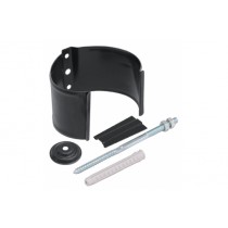 ГРАНД ЛАЙН Кронштейн трубы на кирпич 90мм RAL 7024 мокрый асфальт 61853