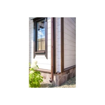 Труба круглая Grand Line ПУ 90мм 3м RAL 8017 шоколад — 019942 Труба круглая Grand Line ПУ 90мм 3м RAL 8017 шоколад — 019942