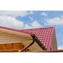 ГРАНД ЛАЙН Труба круглая ПУ 90мм 3м RAL 3005 красное вино 023057