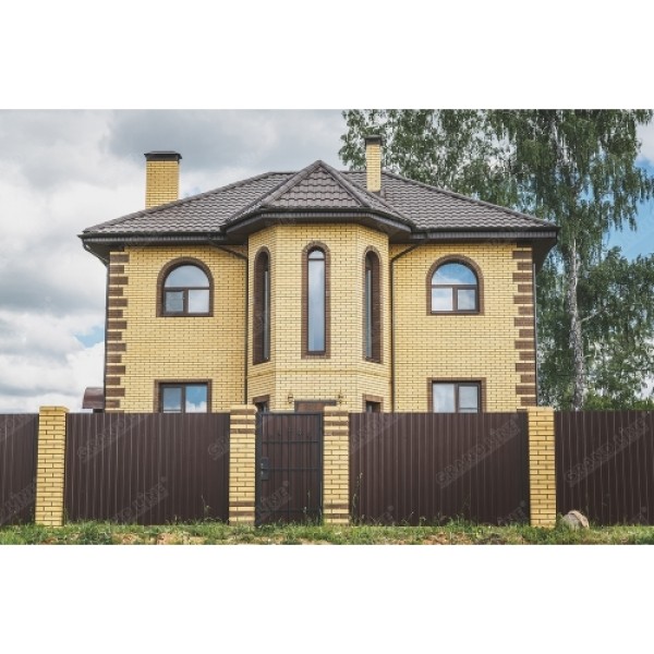 ГРАНД ЛАЙН Соединитель трубы ПУ 90мм RAL 8017 шоколад 049466