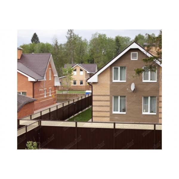 ГРАНД ЛАЙН Тройник трубы ПУ 100мм RAL 8017 шоколад 031570