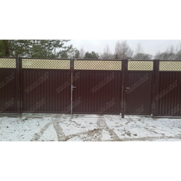 ГРАНД ЛАЙН Крышка универсальная RAL 8017 041642