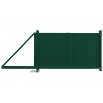 ГРАНД ЛАЙН Ворота откатные Estet 2,0х3,5 RAL 6005 058593