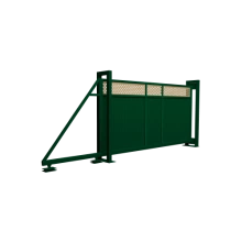 Ворота Grand Line откатные Estet Plus 2,0х4,5 RAL 6005/1014