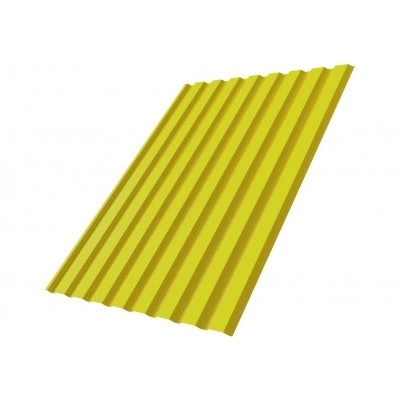 Профнастил С20A Grand Line 0,45 ПЭ RAL 1018 цинково-желтый — 009567