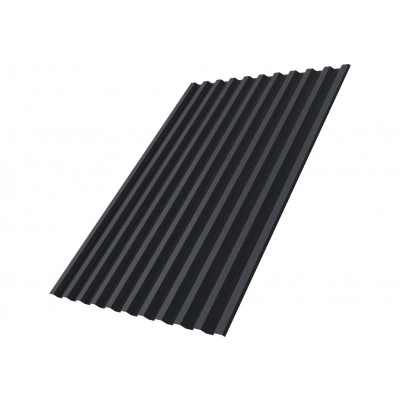 Профнастил С21R Grand Line 0,45 ПЭ с пленкой RAL 7024 мокрый асфальт — 071049