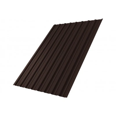 Профнастил С10A Grand Line 0,45 Drap RAL 8017 шоколад — 089133 Профнастил С10A Grand Line 0,45 Drap RAL 8017 шоколад — 089133