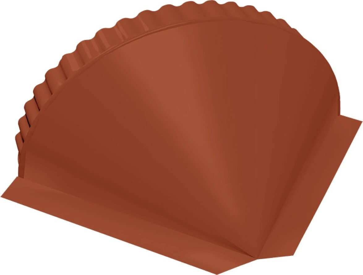 Заглушка малая конусная Grand Line 0,45 Drap RAL 8004 терракота