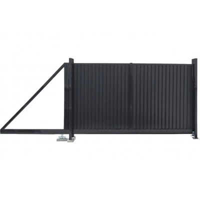 Ворота Grand Line откатные Estet 2,0х3,5 RAL 7024 — 167527 Ворота Grand Line откатные Estet 2,0х3,5 RAL 7024 — 167527
