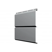 Сайдинг металлический ЭкоБрус Grand Line 0,45 ПЭ RAL 7004 сигнальный серый