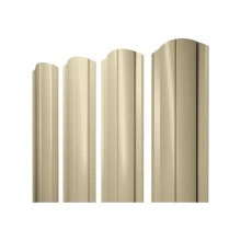 Штакетник Круглый фигурный Grand Line 0,45 ПЭ RAL RAL 1015 светлая слоновая кость