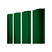 Штакетник Круглый с прямым резом Grand Line 0,45 ПЭ RAL 6002 лиственно-зеленый