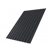 Профнастил С8A в01 Grand Line 0,5 Сатин матовый RAL 7024 мокрый асфальт