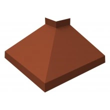 Угол отлива Grand Line внешний 100 мм 0,5 Сатин с пленкой RAL 8004 терракота