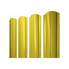 Штакетник Круглый фигурный Grand Line 0,45 ПЭ RAL 1018 цинково-желтый