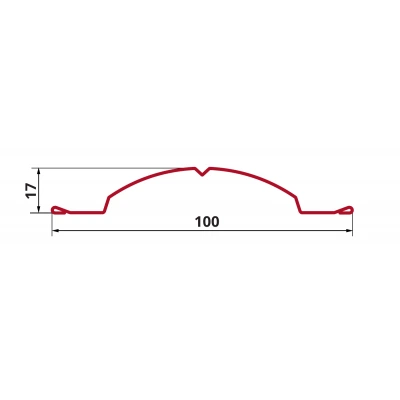 Штакетник Полукруглый Слим с прямым резом Grand Line 0,45 Принт Элит Античный дуб TwinColor — 286375 Штакетник Полукруглый Слим с прямым резом Grand Line 0,45 Принт Элит Античный дуб TwinColor — 286375